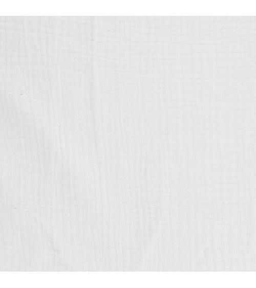 Cupón doble gasa 138x100cm blanco