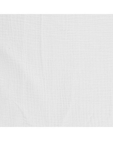 Double gauze coupon 138x100cm white