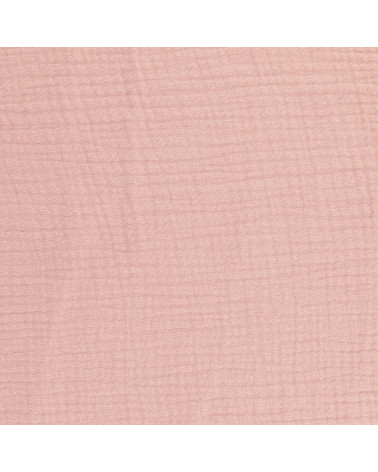 Double gauze coupon 138x100cm old pink