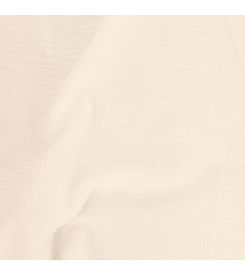 Double gauze coupon 138x100cm ecru