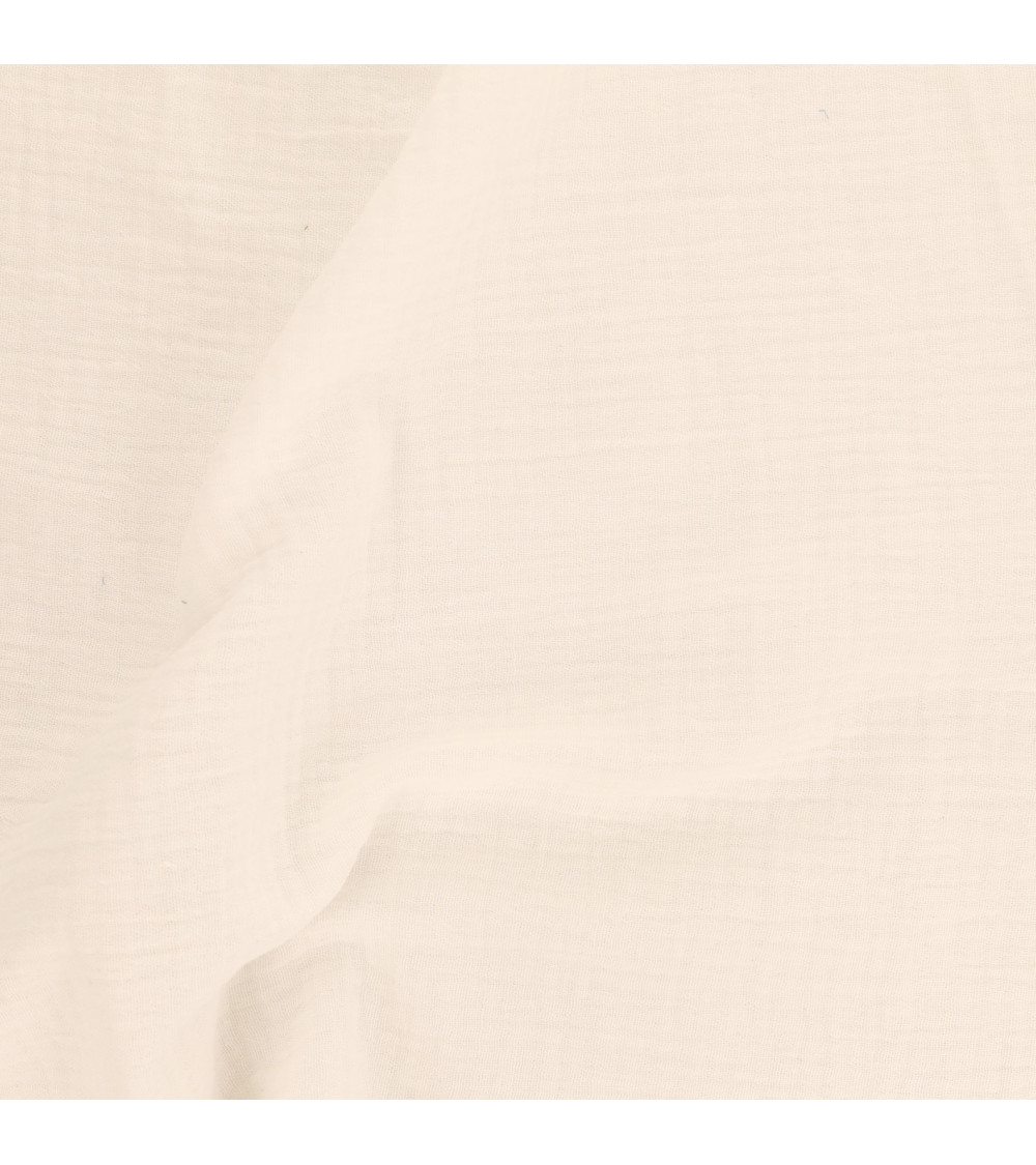 Cupón doble gasa 138x100cm crudo