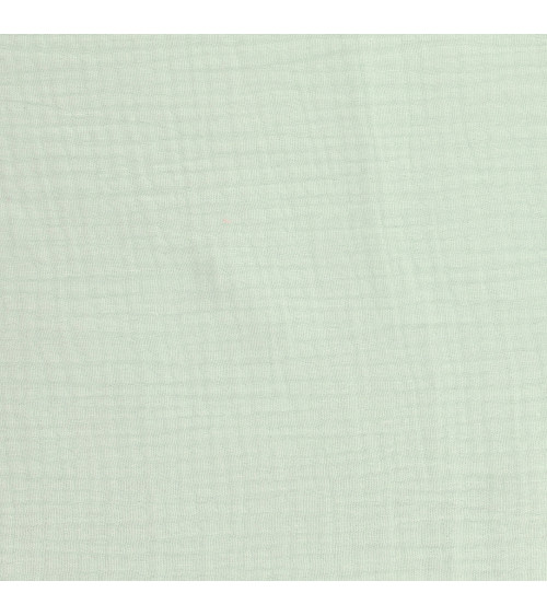 Double gauze coupon 138x100cm light green
