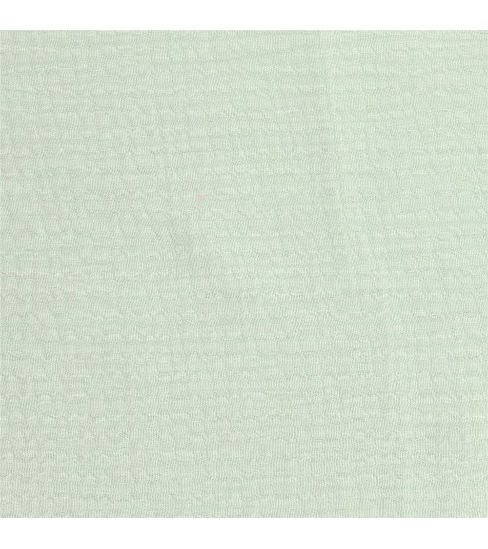 Coupon double gaze 138x100cm vert clair
