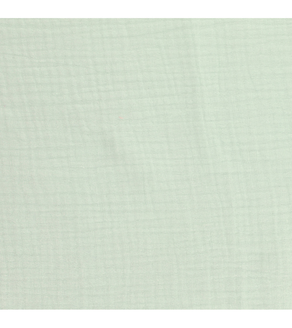 Double gauze coupon 138x100cm light green