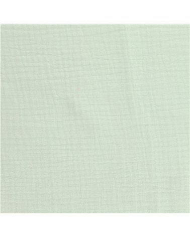 Coupon double gaze 138x100cm vert clair