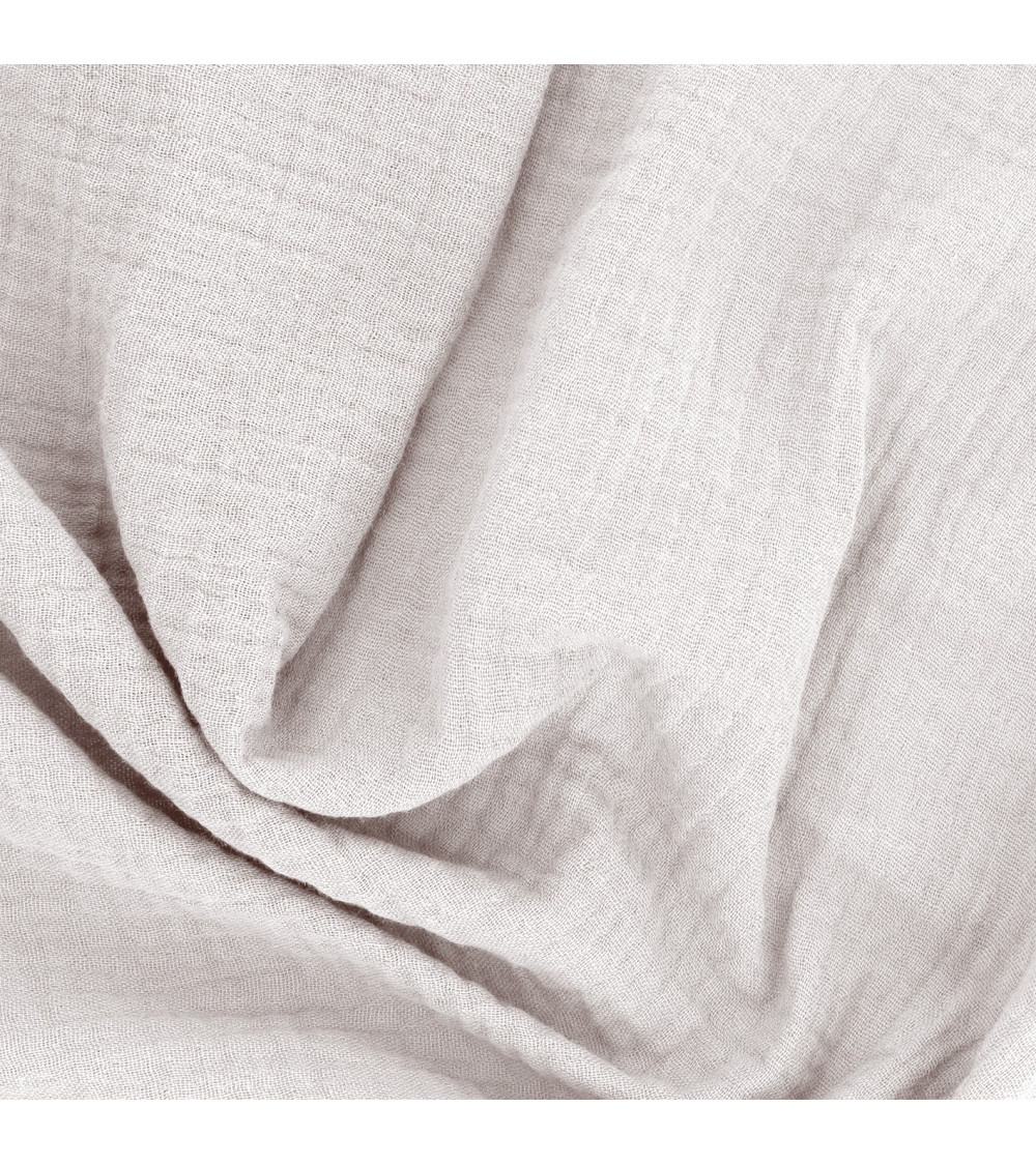 Coupon doppia garza 138x100 cm grigio chiaro