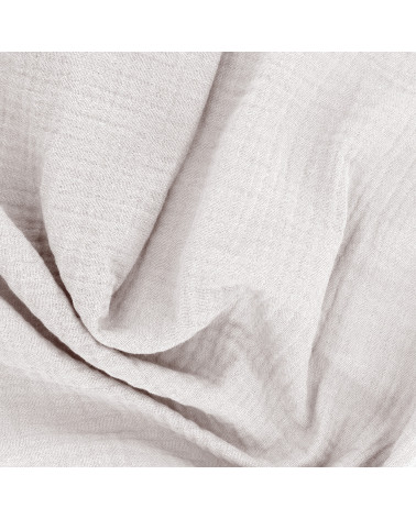 Coupon doppia garza 138x100 cm grigio chiaro