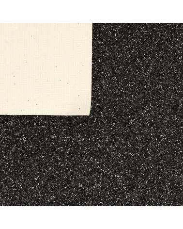 Coupon glitter 50x70cm nero