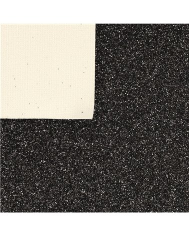 Coupon glitter 50x70cm noir