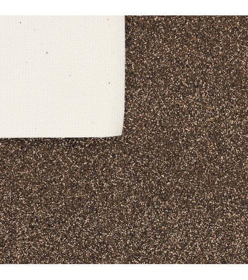 Gutschein Glitzer 50x70cm Schokolade