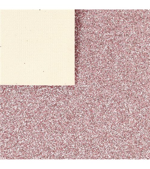 Coupon glitter 50x70cm rose layette