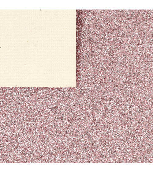Glitzergutschein 50x70cm Babyrosa