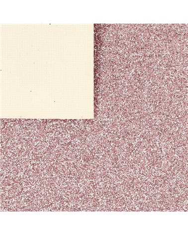Coupon glitter 50x70cm rose layette