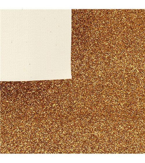 Coupon glitter 50x70cm orange