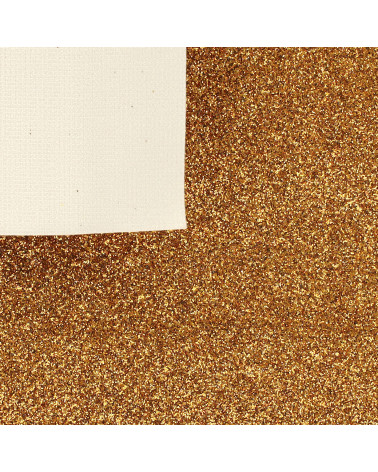 Gutschein Glitzer 50x70cm orange