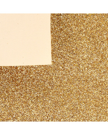 Gutschein Glitzer 50x70cm dunkelgold