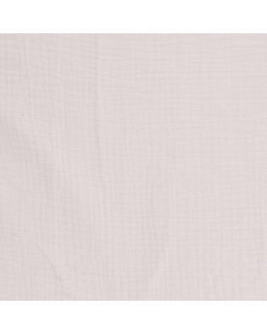 Francine white double gauze fabric by the meter