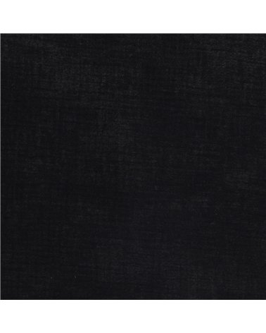 Tissu double gaze Francine noir au mètre