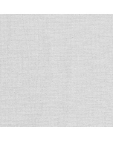 Slate gray Francine double gauze fabric by the meter