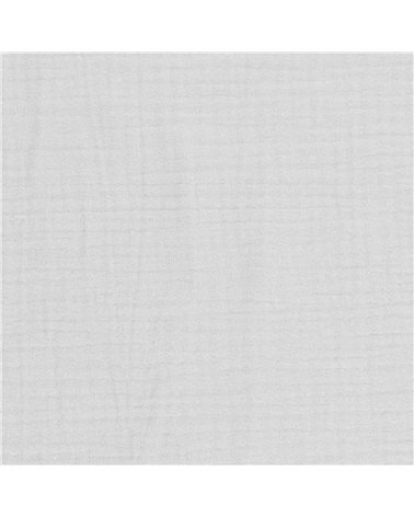 Tissu double gaze Francine gris ardoise au mètre