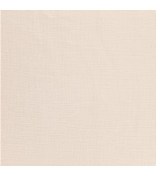 Tissu double gaze Francine écru au mètre