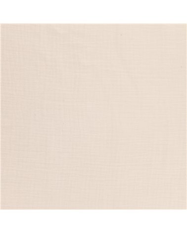 Tissu double gaze Francine écru au mètre