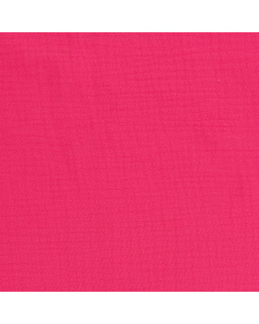 Francine Double-Gaze-Stoff Fuschia Pink am laufenden Meter