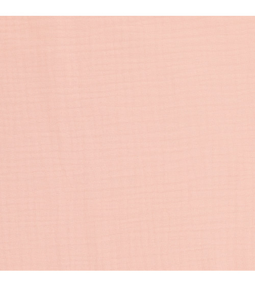 Babyrosa Francine Double-Gaze-Stoff am laufenden Meter
