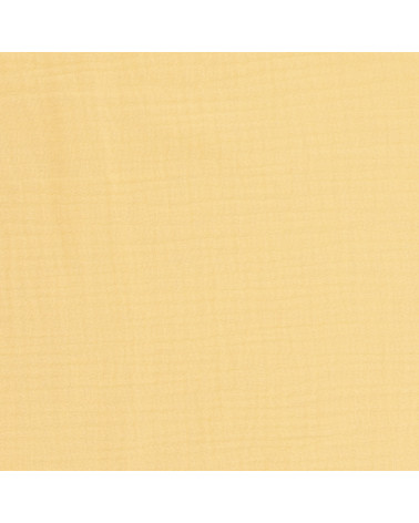 Yellow Francine double gauze fabric by the meter