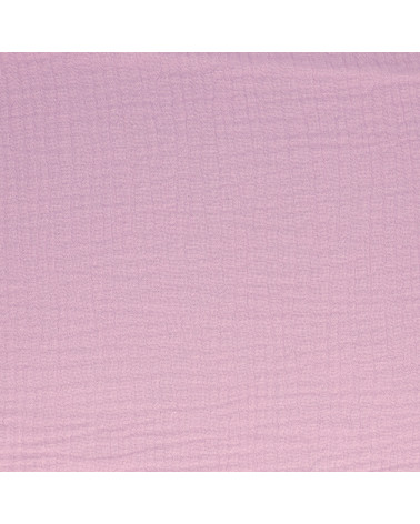 Francine purple double gauze fabric by the meter