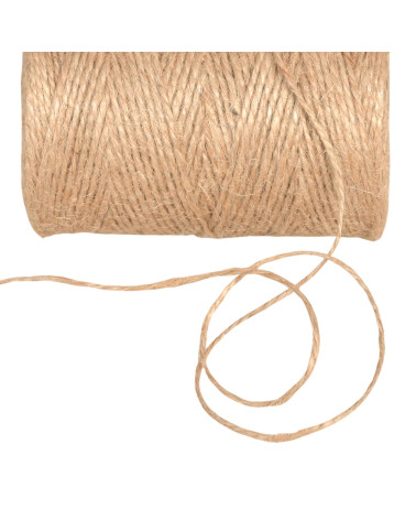 130 m Spule mit 1,5 mm dickem beigem Garn