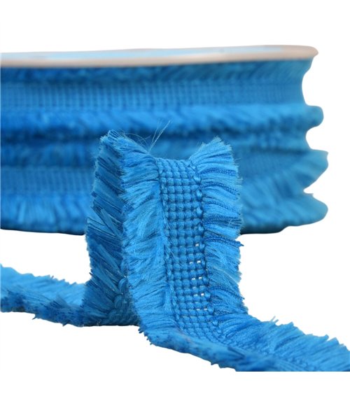 Bobine 25m double frange 29mm bleu acier