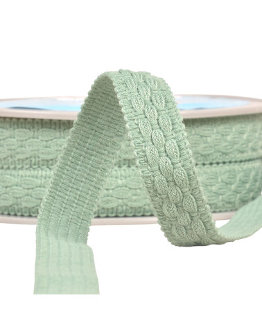 15m reel stitched crack 19mm light khaki green