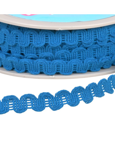 Bobina da 25 m con treccia in acciaio onda blu da 15 mm