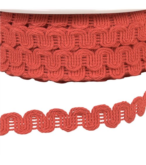 Bobine 25m galon vagues 15mm rouille