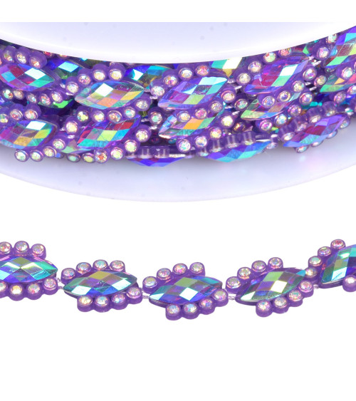 9m reel with 14mm purple jewel braid