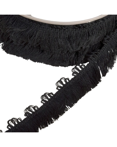 Fleco picot negro de 25 mm por metro