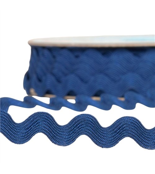 Serpentine 13mm bleu marine au mètre