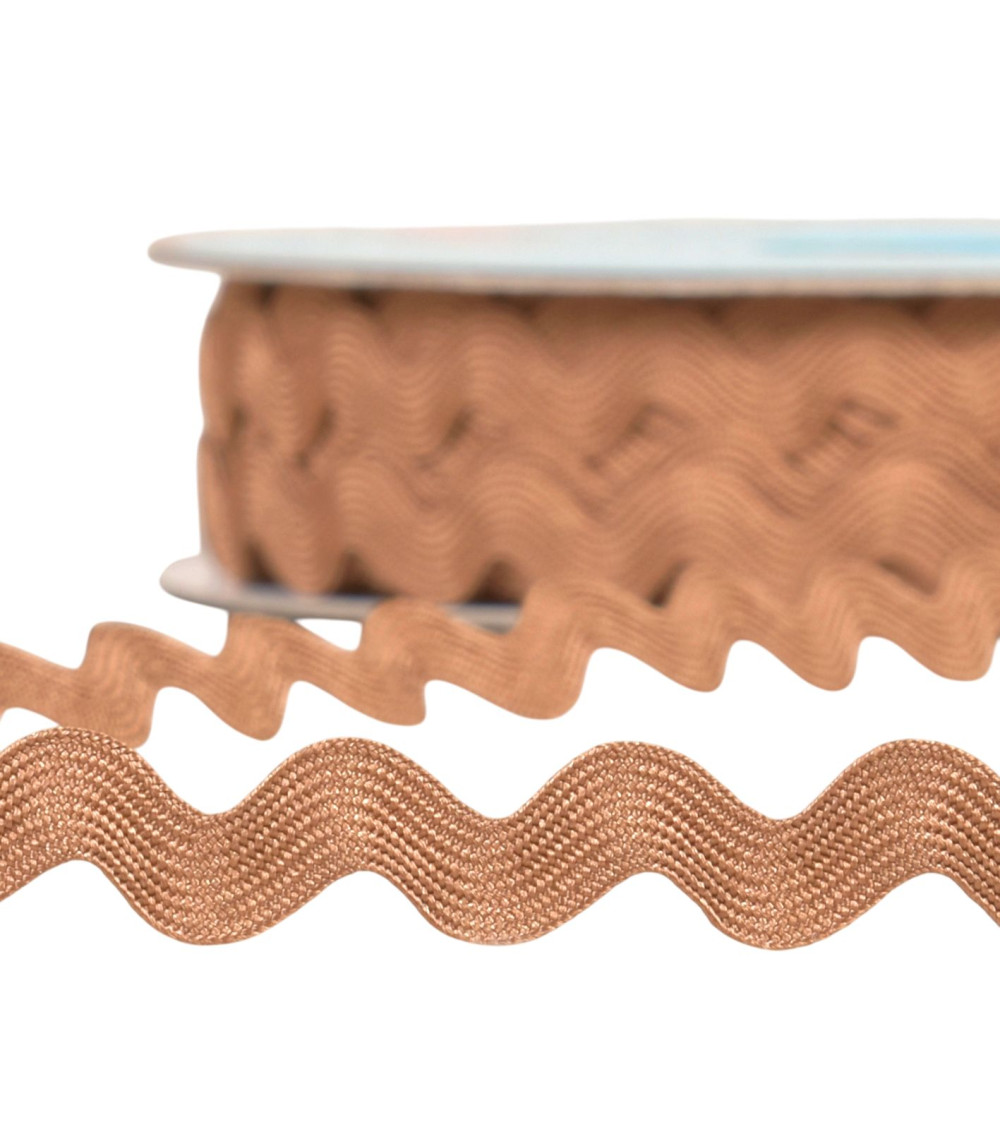 Serpentino 13mm marrone chiaro al metro