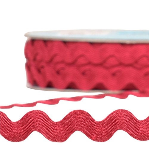 Serpentine 13mm bourgogne au mètre