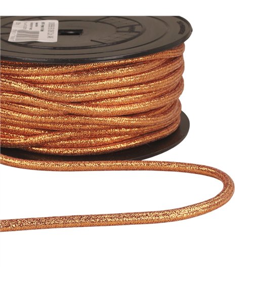 Bobine 25m cordon métallique 6mm rouille