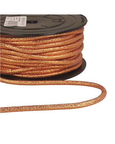 Bobine 25m cordon métallique 6mm rouille