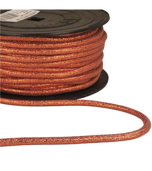 Bobine 25m cordon métallique 6mm rouille