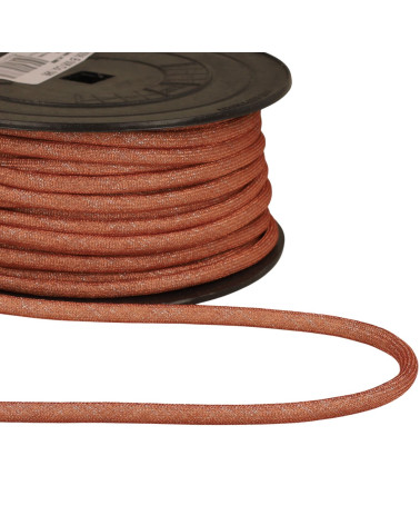 25-m-Spule mit 6 mm lachsrosa Metallschnur