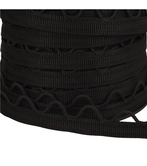 Bobine 20m sangle à passants 12mm noir