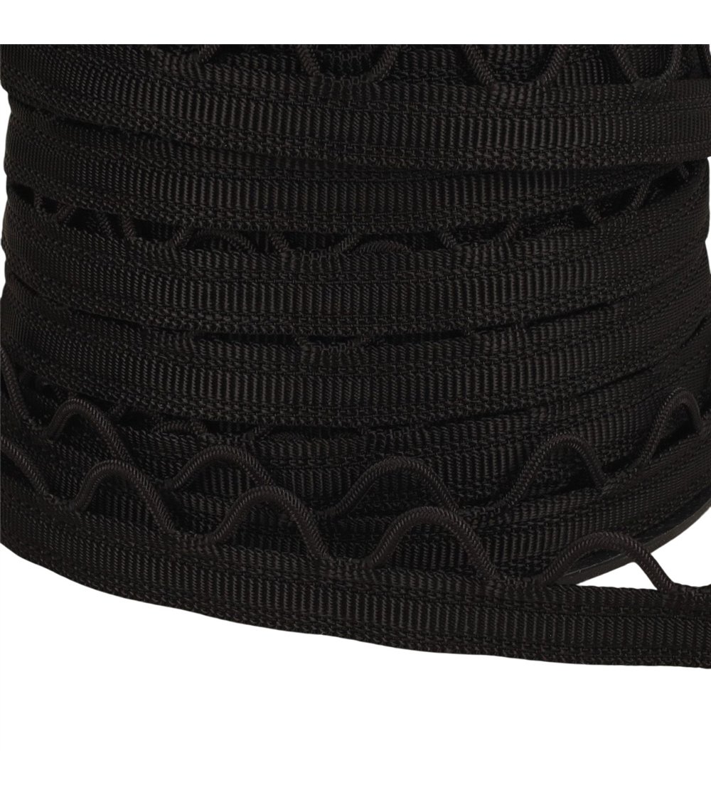 Bobine 20m sangle à passants 12mm noir