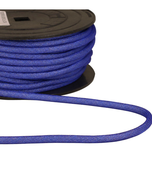 6mm royal blue metallic cord per meter