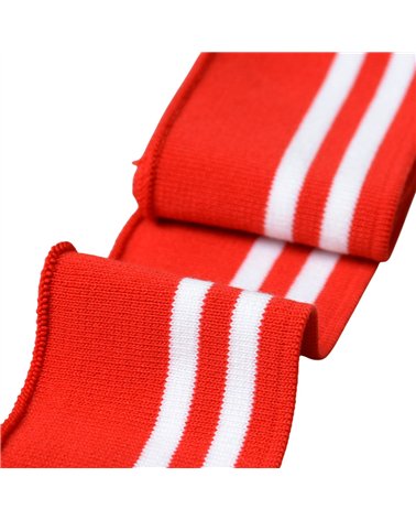 Bord côte 6m poignets & taille 1,20mts rouge blanc