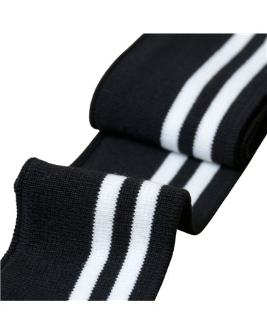 Bord côte 6m poignets & taille 1,20mts noir blanc