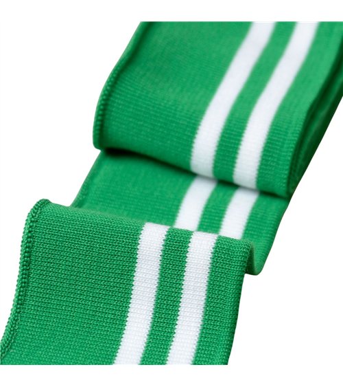 Bord côte 6m poignets & taille 1,20mts vert blanc